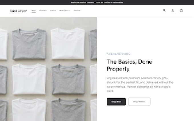 BaseLayer storefront preview