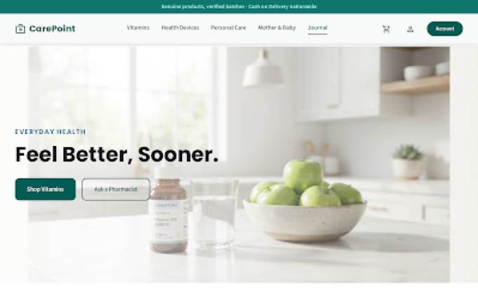 CarePoint storefront preview