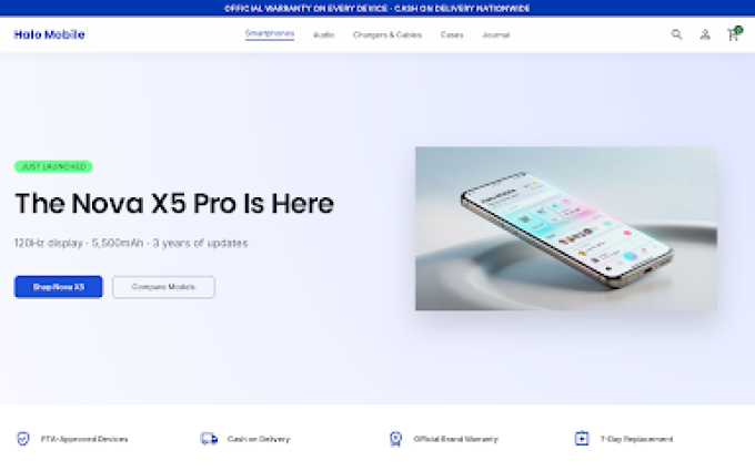 Halo Mobile storefront preview