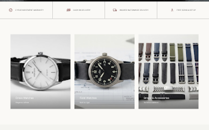 Meridian storefront preview