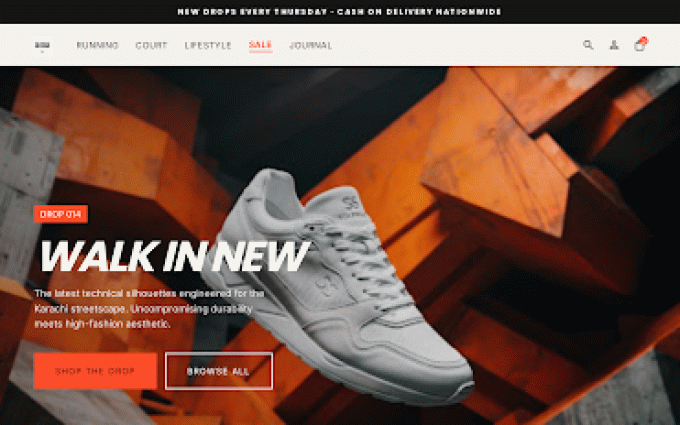 SoleStack storefront preview